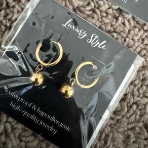 Gold Hoop Earrings